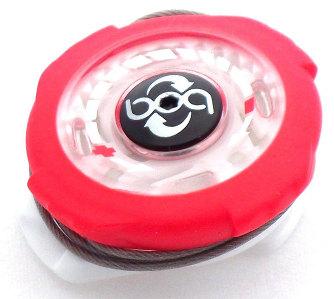 Red/Clear/Black Screw S2-Snap Left Dial W/Lace (B1327)