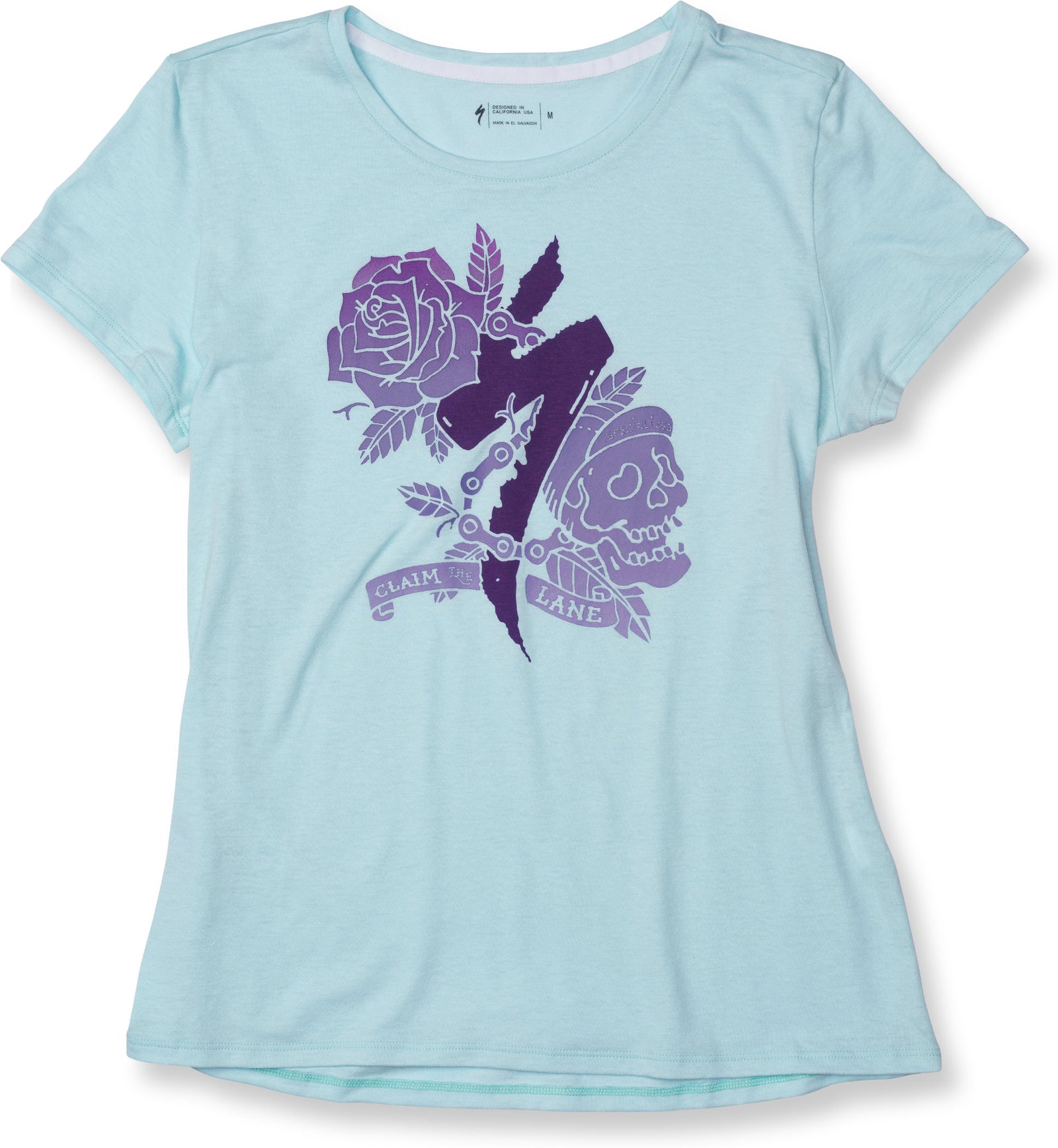 Baby Blue/Plum Purple